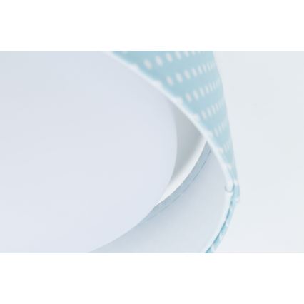 LED Gyerek mennyezeti lámpa GALAXY KIDS LED/24W/230V pöttyös türkiz/fehér