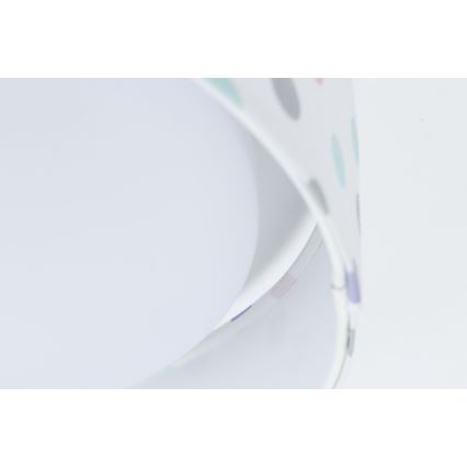 LED Gyerek mennyezeti lámpa GALAXY KIDS LED/24W/230V színes pöttyökkel