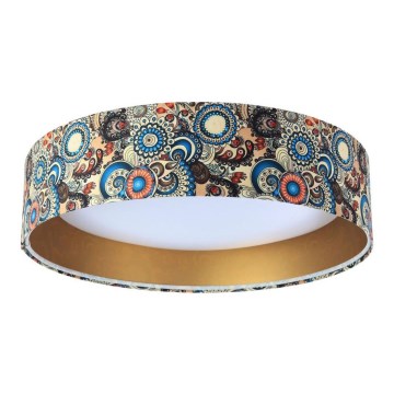 LED mennyezeti lámpa GALAXY LED/24W/230V átm. 44 cm színes/arany