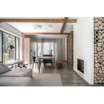 GALAXY LED mennyezeti lámpa LED/24W/230V átm. 44 cm bézs/fehér