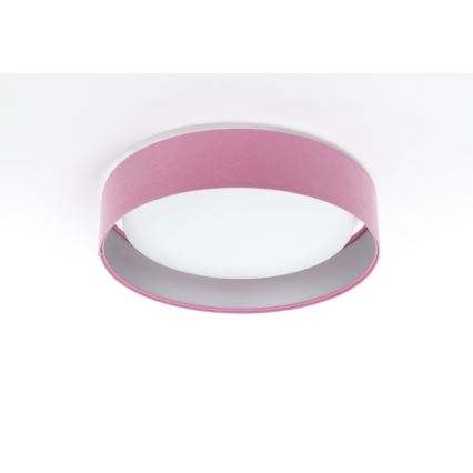 LED Mennyezeti lámpa GALAXY LED/24W/230V átm. 44 cm rózsaszín/ezüst