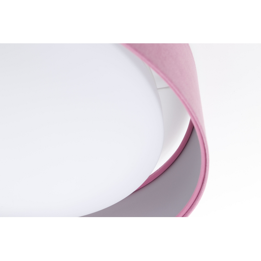 LED Mennyezeti lámpa GALAXY LED/24W/230V átm. 44 cm rózsaszín/ezüst