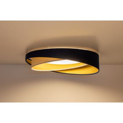 LED mennyezeti lámpa GALAXY MODERN LED/24W/230V átm. 55 cm kék/fehér/arany