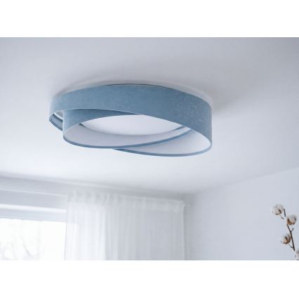 LED mennyezeti lámpa GALAXY MODERN LED/24W/230V átm. 55 cm kék