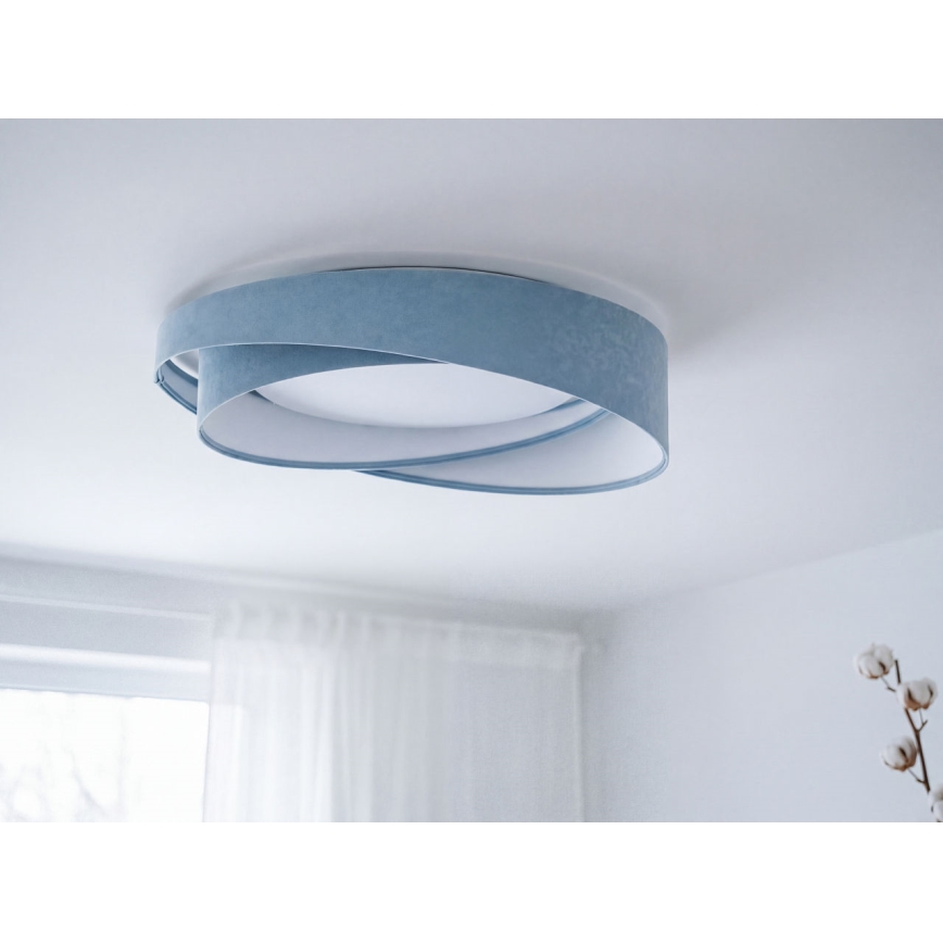 LED mennyezeti lámpa GALAXY MODERN LED/24W/230V átm. 55 cm kék