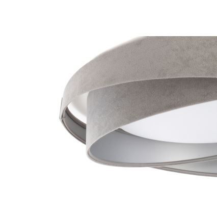 LED mennyezeti lámpa GALAXY MODERN LED/24W/230V átm. 55 cm szürke/ezüst