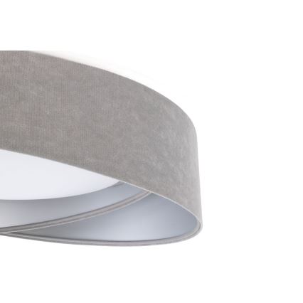 LED mennyezeti lámpa GALAXY MODERN LED/24W/230V átm. 55 cm szürke/ezüst