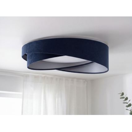 LED mennyezeti lámpa GALAXY MODERN LED/24W/230V, átmérő 55 cm, kék/ezüst