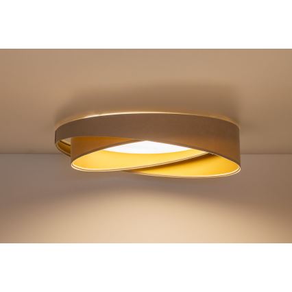 LED mennyezeti lámpa GALAXY MODERN LED/24W/230V Ø 55 cm bézs/arany