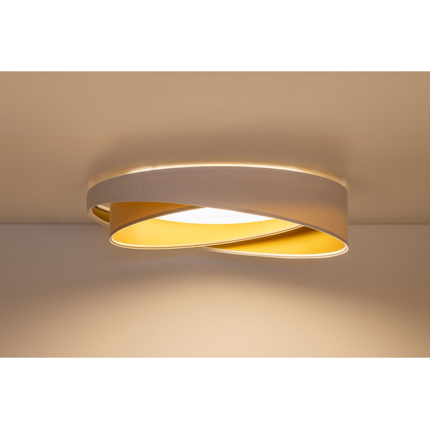 LED mennyezeti lámpa GALAXY MODERN LED/24W/230V Ø 55 cm fehér/bézs/arany
