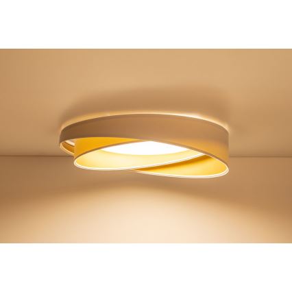 LED mennyezeti lámpa GALAXY MODERN LED/24W/230V Ø55 cm fehér/arany