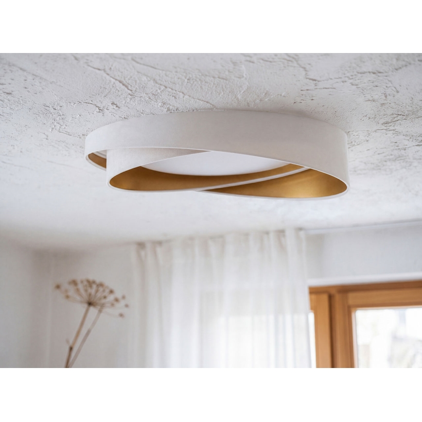 LED mennyezeti lámpa GALAXY MODERN LED/24W/230V Ø55 cm fehér/arany
