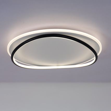 LED mennyezeti lámpa HALO LED/38W/230V Ø 50 cm fekete