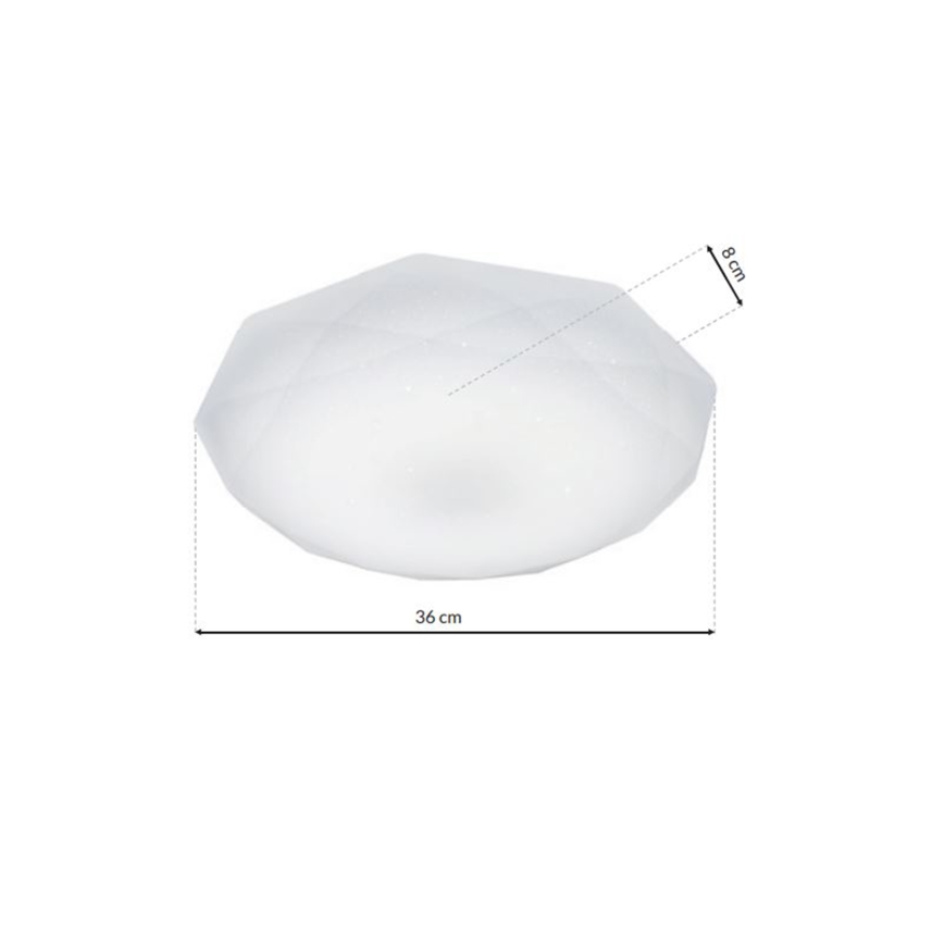 LED Mennyezeti lámpa HEX LED/16W/230V