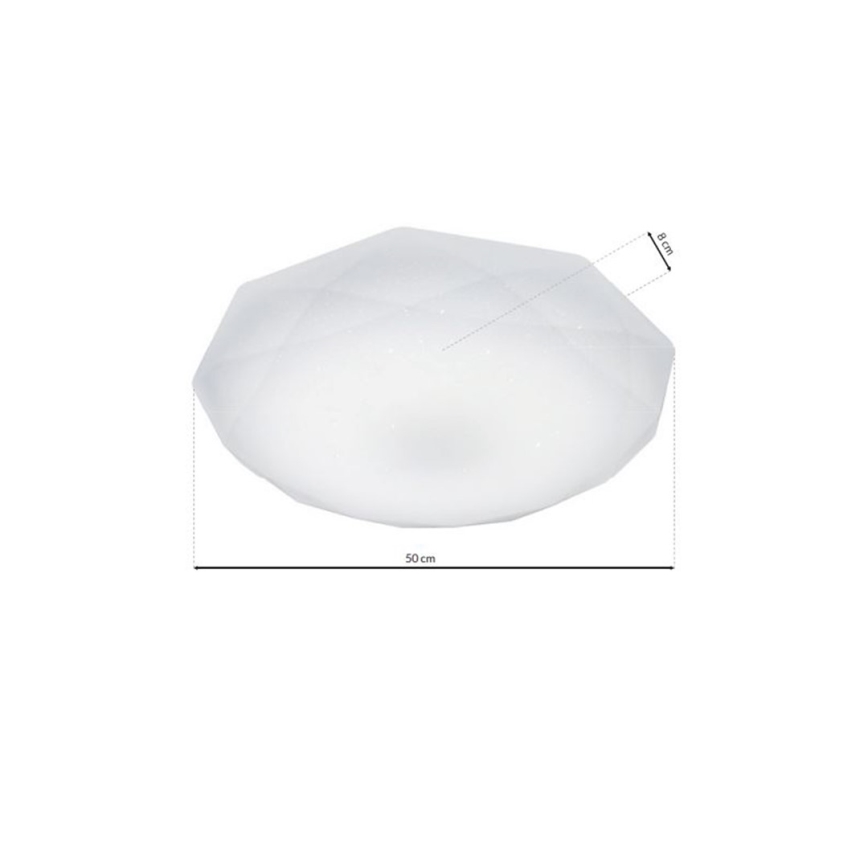 LED mennyezeti lámpa HEX LED/24W/230V