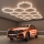 LED mennyezeti lámpa HEXAGON LED/570W/85-265V 4000K 522x298 cm CRI 90 IP44 fehér