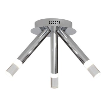 LED Mennyezeti lámpa ICE 3xLED/5W/230V fényezett króm