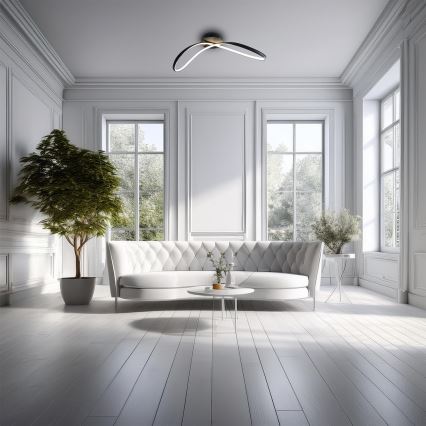 LED Mennyezeti lámpa INFINITY LED/21W/230V fekete