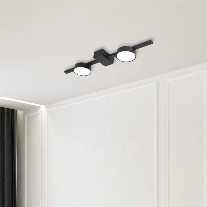 LED Mennyezeti lámpa JOY 2xGX53/6W/230V fekete