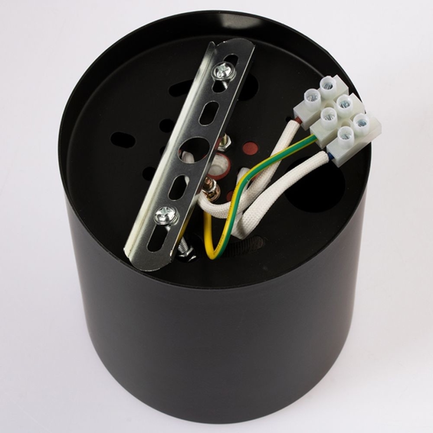 LED Mennyezeti lámpa JUPITER 1xE27/6W/230V 120x98 mm fekete