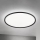 LED mennyezeti lámpa KANT, 66 W, 230 V, 2700/3000/4000 K, átm. 80 cm, fekete