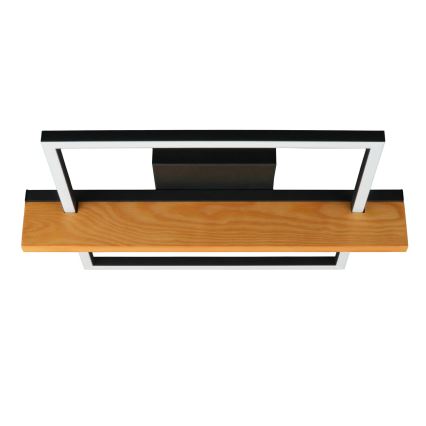 LED mennyezeti lámpa LARYSA LED/11,5W/230V 35x45 cm fenyő