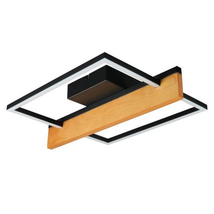 LED mennyezeti lámpa LARYSA LED/11,5W/230V 35x45 cm fenyő
