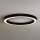 LED mennyezeti lámpa LED/100W/230V 3000/4000/6500K átm. 100 cm fekete