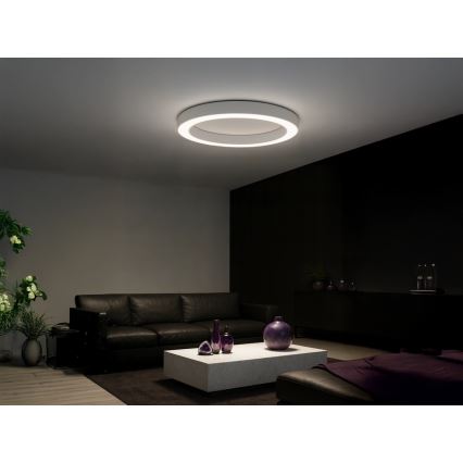 LED mennyezeti lámpa LED/115W/230V 3000/4000/6500K átm. 120 cm fehér