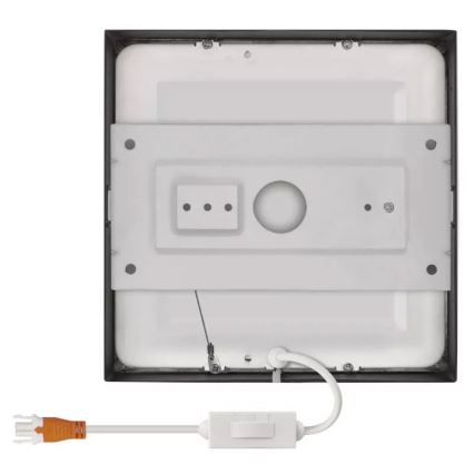 LED Mennyezeti lámpa NEXXO LED/12,5W/230V 3000/3500/4000K 17x17 cm fekete
