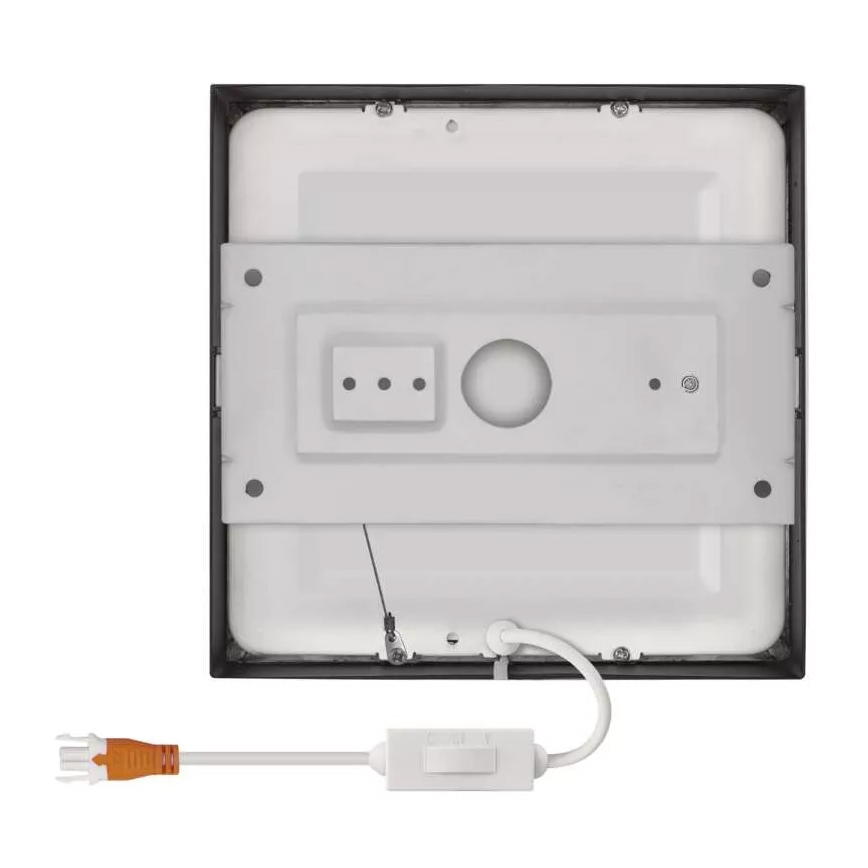 LED Mennyezeti lámpa NEXXO LED/12,5W/230V 3000/3500/4000K 17x17 cm fekete
