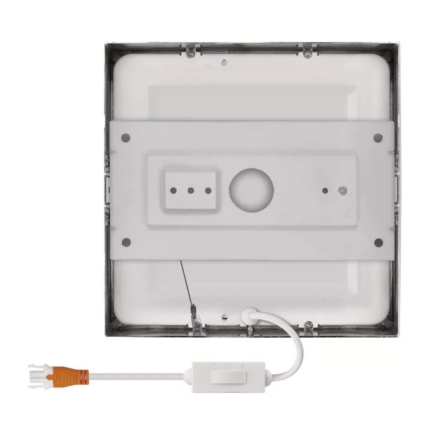 LED Mennyezeti lámpa NEXXO LED/12,5W/230V 3000/3500/4000K 17x17 cm fényezett króm