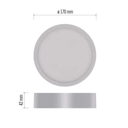 LED Mennyezeti lámpa NEXXO LED/12,5W/230V 3000/3500/4000K á. 17 cm fehér