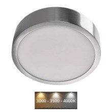 LED Mennyezeti lámpa LED/12,5W/230V á. 17 cm króm