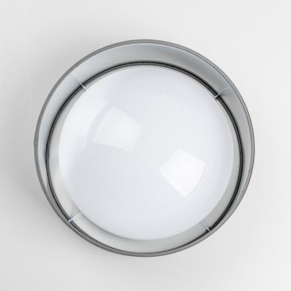 LED mennyezeti lámpa LED/12W/230V Ø 32 cm szürke/ezüst