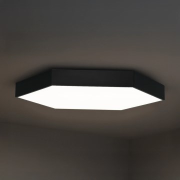 LED mennyezeti lámpa LED/135W/230V 3000/4000/6500K Ø 80 cm fekete