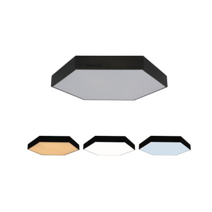LED mennyezeti lámpa LED/135W/230V 3000/4000/6500K Ø 80 cm fekete