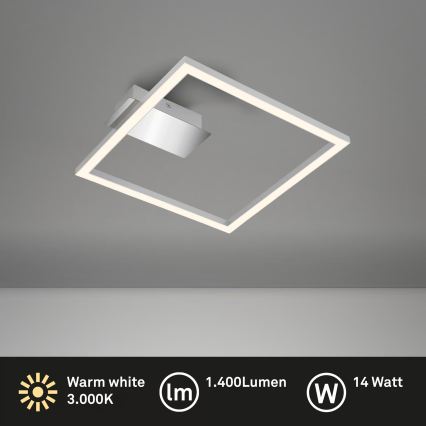 LED mennyezeti lámpa LED/14W/230V matt króm
