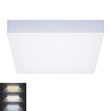 LED mennyezeti lámpa LED/18W/230V 3000/4000/6000K 22,5x22,5 cm fehér