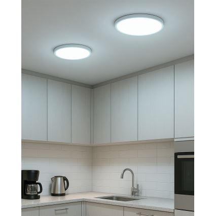 LED mennyezeti lámpa LED/18W/230V 3000/4000/6500K átm. 23 cm fehér