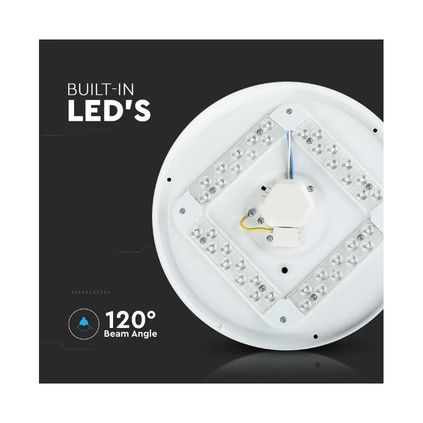 LED Mennyezeti lámpa LED/18W/230V á. 31 cm 3000/4000/6400K