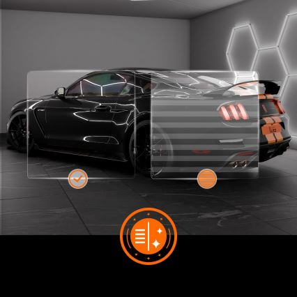 LED mennyezeti lámpatest HEXAGON LED/192W/85-265V 6500K 298x209 cm CRI 90 IP54 fehér