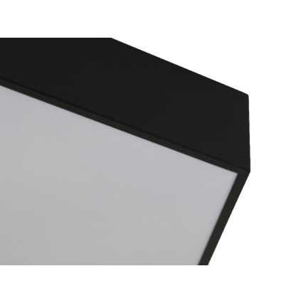 LED mennyezeti lámpa LED/200W/230V 3000/4000/6500K átm. 100 cm fekete