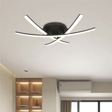 LED Mennyezeti lámpa LED/20W/230V 3000K fekete