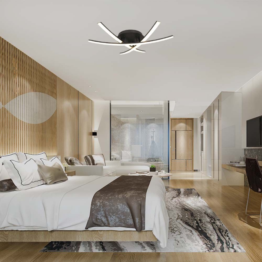 LED Mennyezeti lámpa LED/20W/230V 3000K fekete
