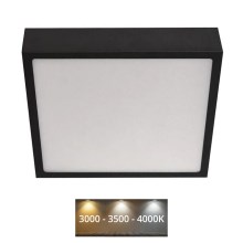 LED Mennyezeti lámpa LED/21W/230V 22,5x22,5 cm fekete