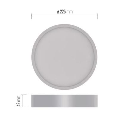 LED Mennyezeti lámpa NEXXO LED/21W/230V 3000/3500/4000K á. 22,5 cm fehér