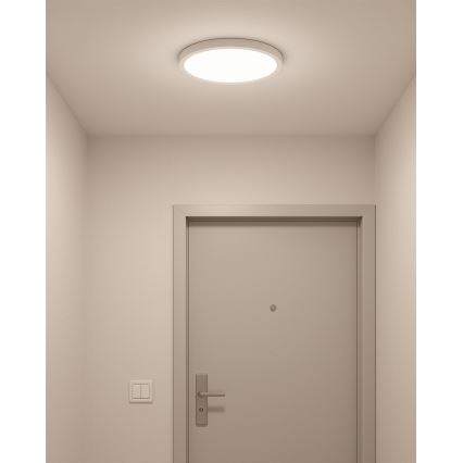 LED mennyezeti lámpa LED/24W/230V 3000/4000/6500K átm. 30 cm, fehér