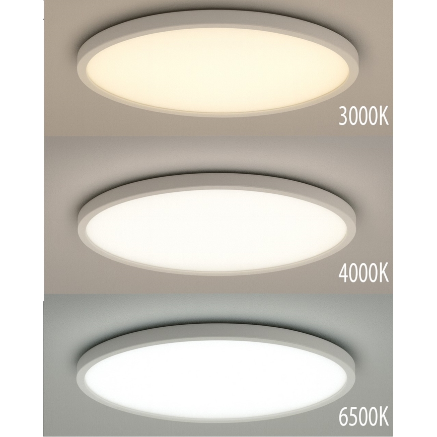 LED mennyezeti lámpa LED/24W/230V 3000/4000/6500K átm. 30 cm, fehér