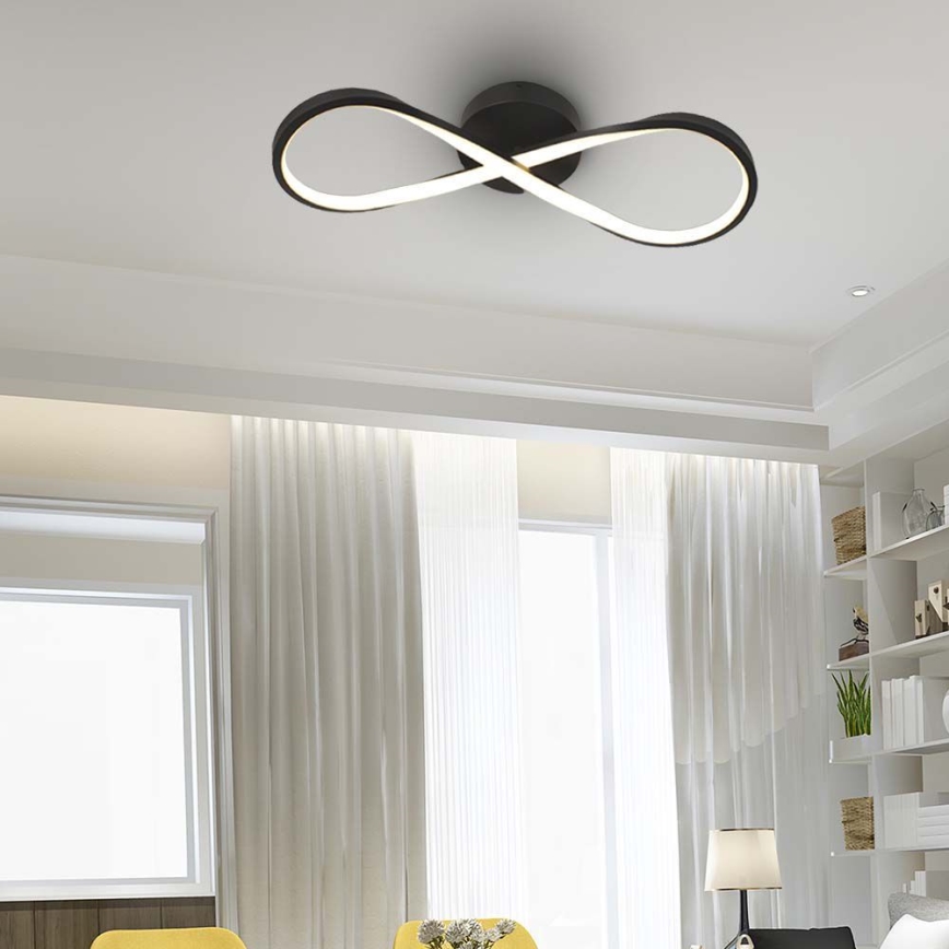 LED Mennyezeti lámpa LED/24W/230V 3000K fekete
